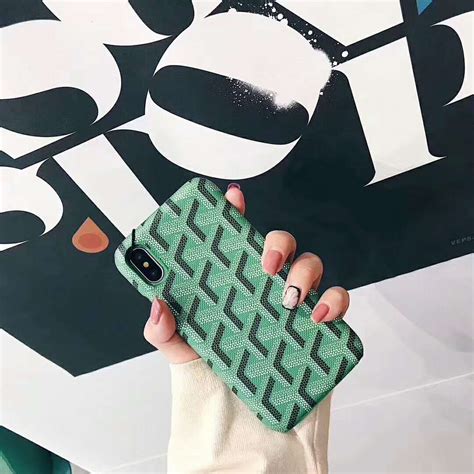 green goyard iphone 7 plus case|Goyard yonne case.